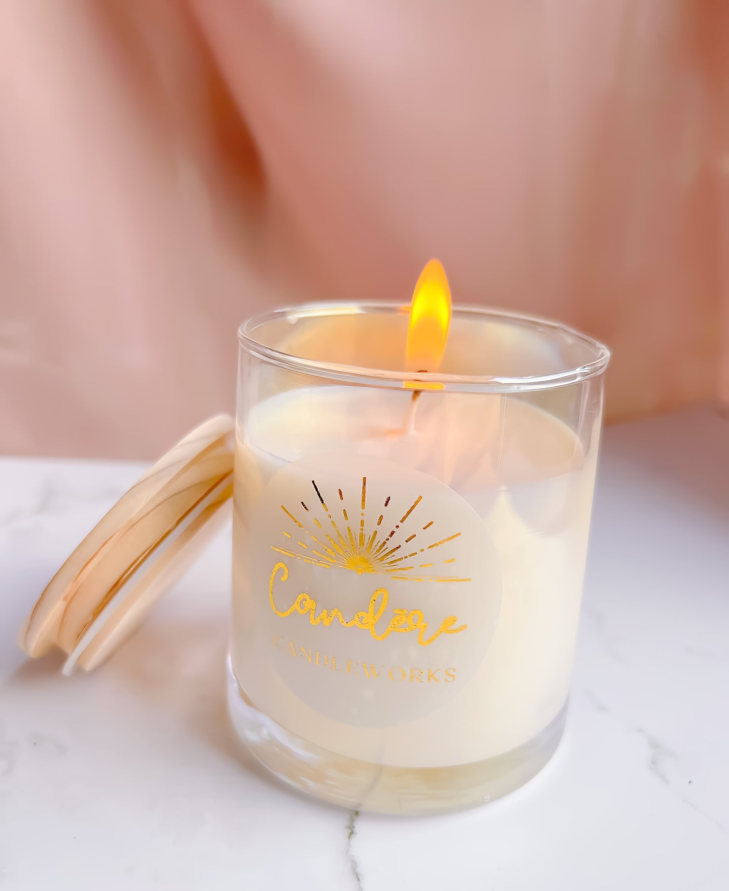 Scented Container Candle - Fresh/Herbal